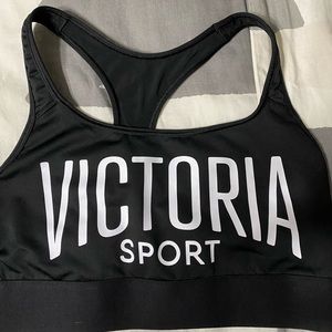 Black Victoria Secret sports bra
